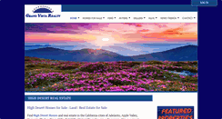 Desktop Screenshot of grandvistarealty.com